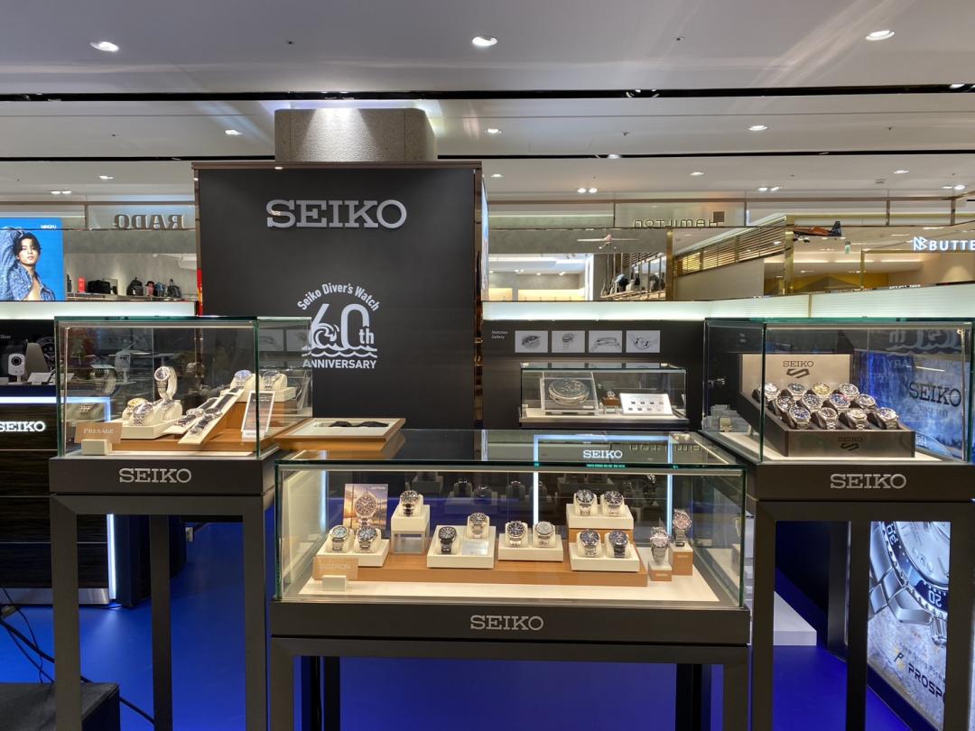 SEIKO在遠百信義A13開設全新直營店。(記者林欣若攝)