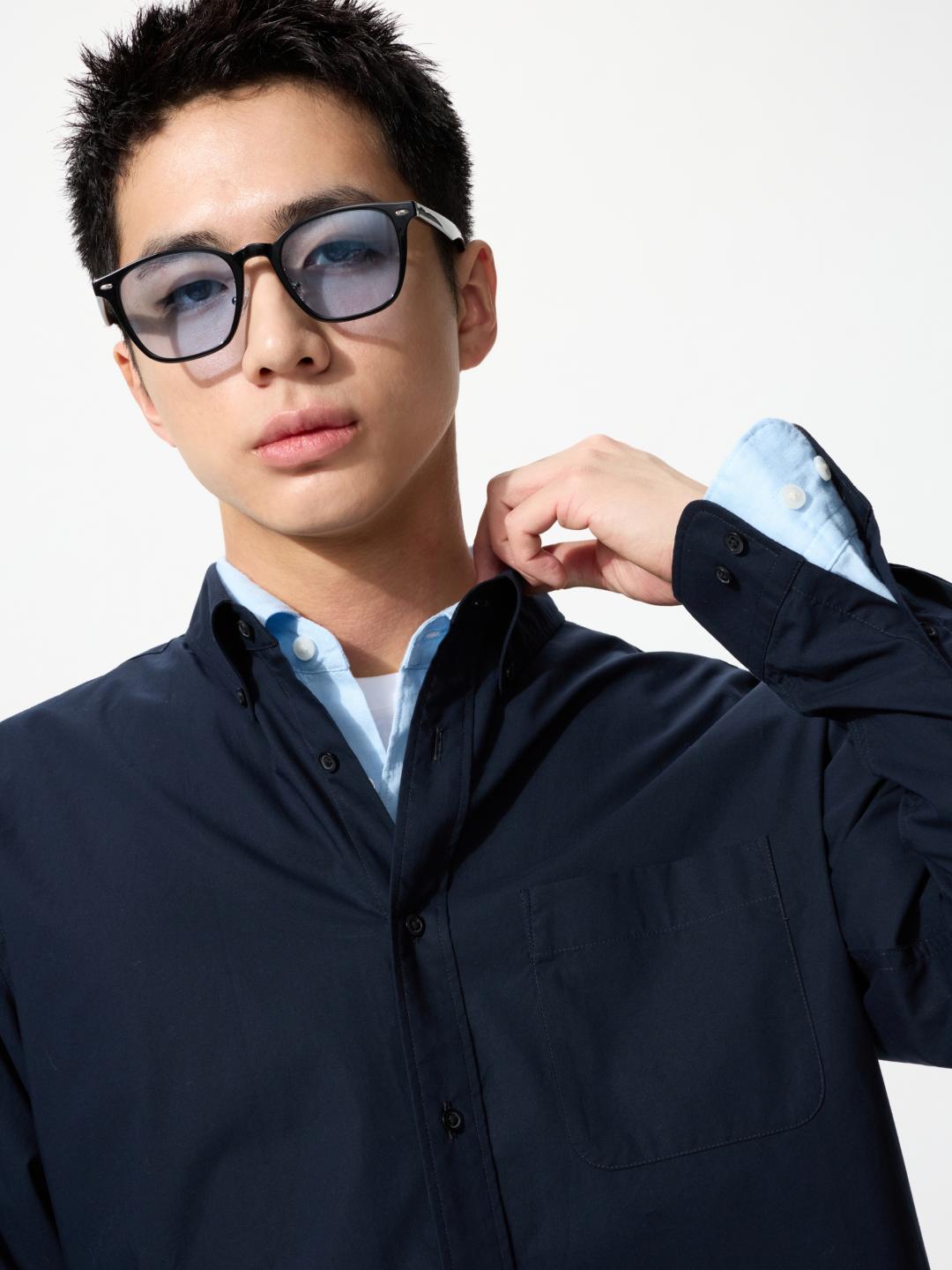 男女適用方框太陽眼鏡，590元。