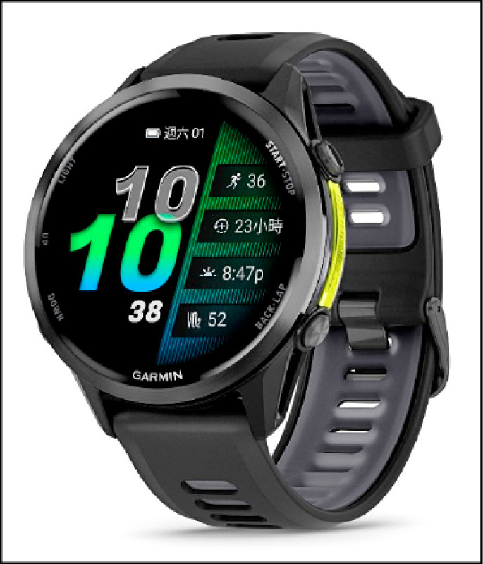 Garmin Forerunner 970 GPS全方位鐵人運動錶，推薦價23,990元。