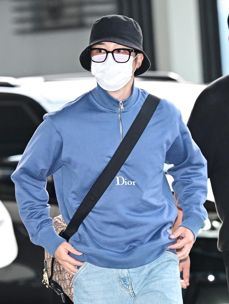 韓國仁川機場野生捕獲BTS Jimin。（品牌提供）