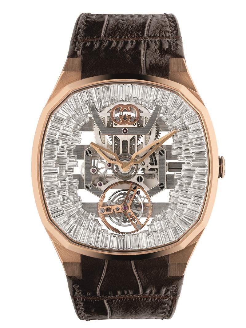 Gucci  25H 腕錶系列。（Gucci提供）