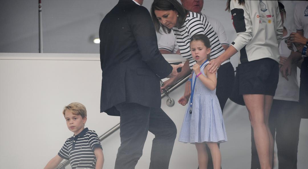 凱特王妃的媽媽Carole Middleton，也會陪著孫子女一起參加活動。(法新社)