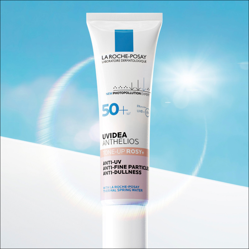 La Roche-Posay 全護清透亮顏防曬隔離乳，SPF50+／PA++++，30ml／1,399元，添加8款防曬濾劑，提供更完整的UV防護力，日本研發的維他命CG+E，讓肌膚不顯黯沉。