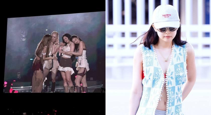 Jennie上空腳只穿「五趾襪」現身機場路！網看不懂：地板不燙嗎？