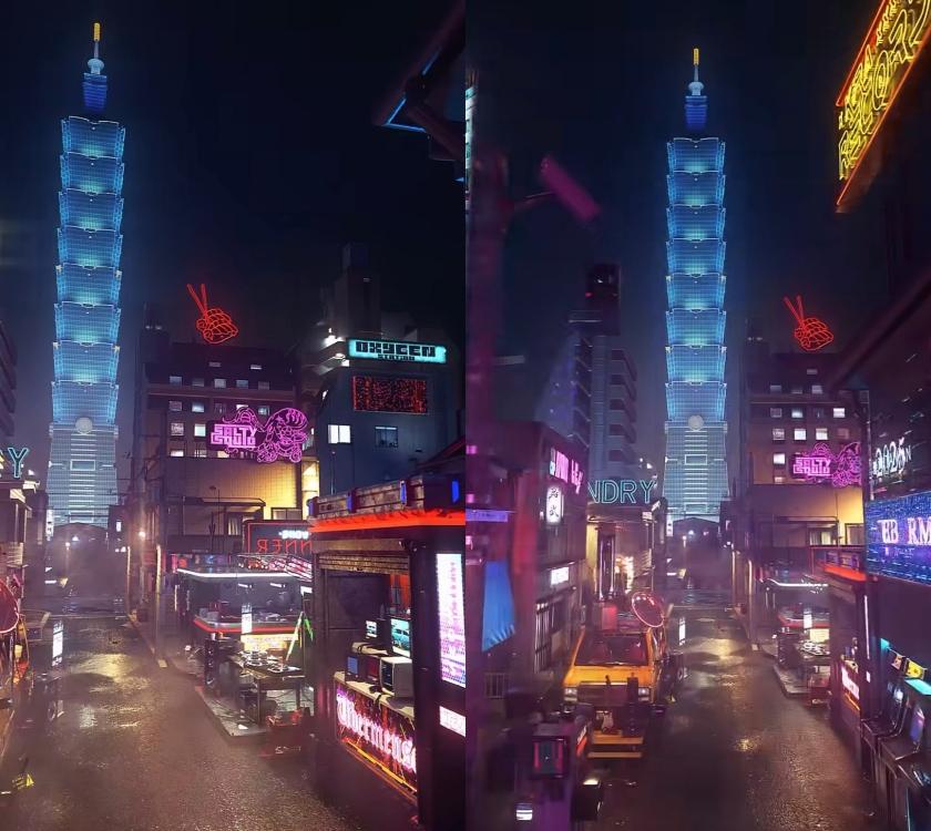 GD媒體藝術展巧妙的把台北101放入。(翻攝自i_i_exh IG)