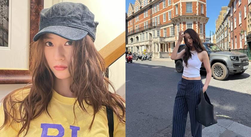 Krystal鄭秀晶再度為了RALPH LAUREN飛倫敦觀戰溫網賽事。