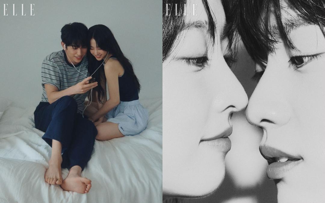 《ELLE》預告之後會釋出兩人拍攝的情侶畫報。