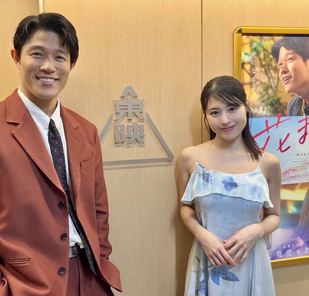 鈴木亮平與有村架純飾演兄妹，兩人默契十足。(翻設自IG)