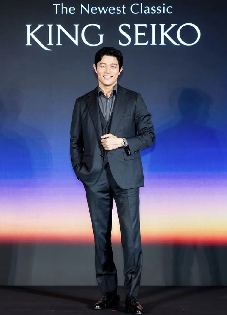 鈴木亮平成為SEIKO新任品牌大使。(SEIKO提供)