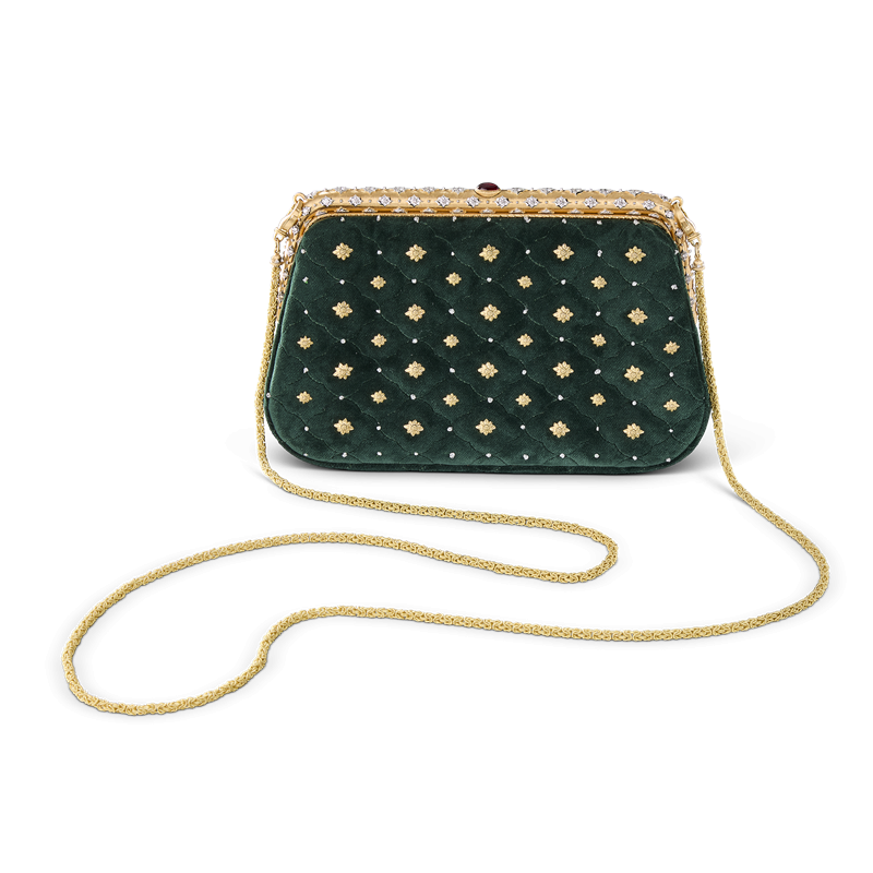 Buccellati Bejewelled Bag珠寶晚宴手袋。（Buccellati提供）