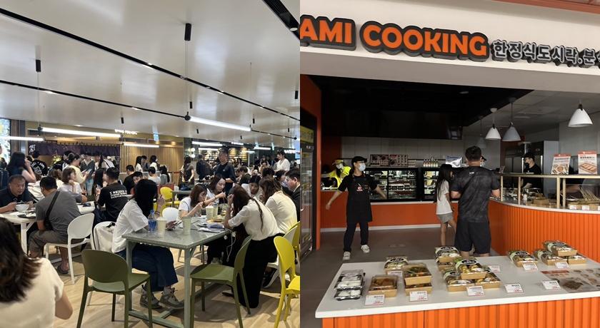 「DREAM PLAZA」今(25)日開幕，中午用餐時間吸引大批上班族前來用餐，地下美食街部分區域卻發生跳電意外。
