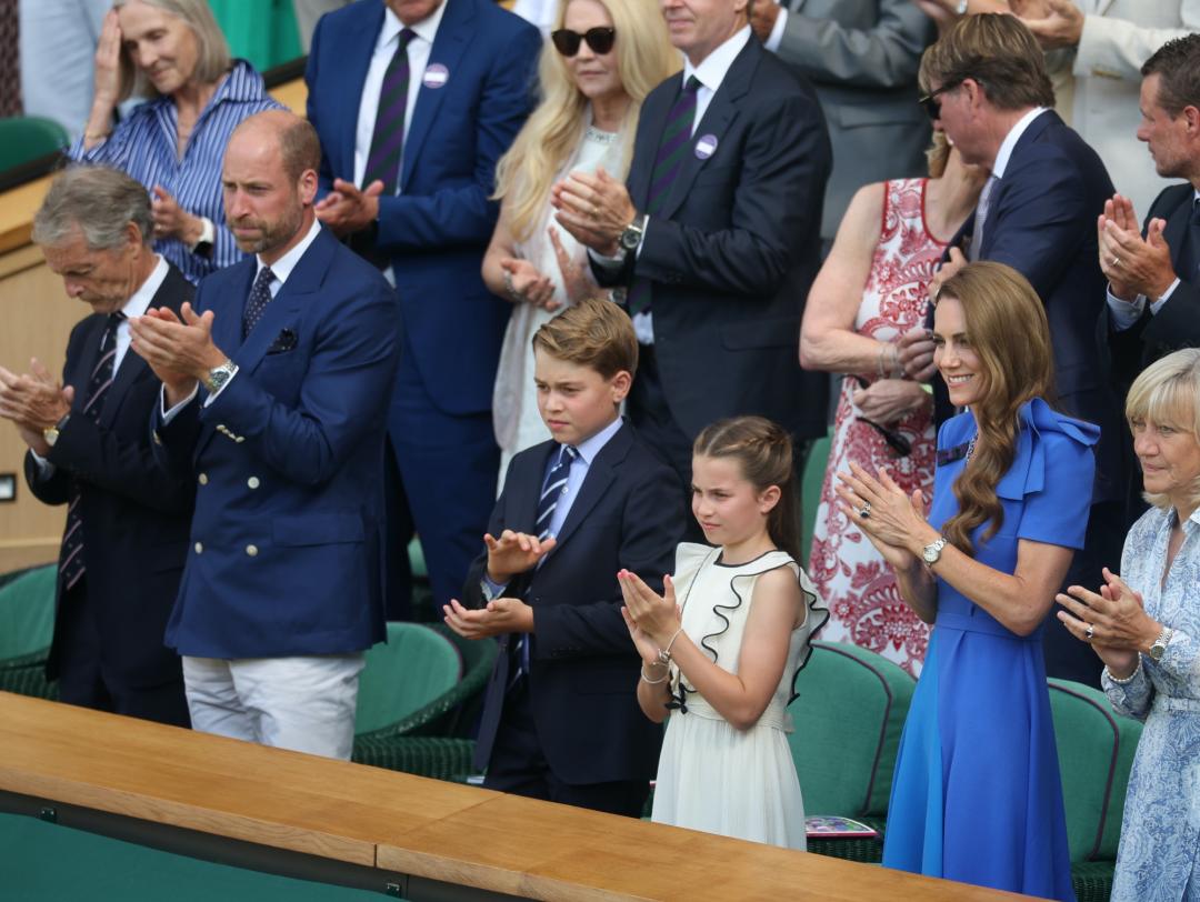 威廉王子一家日前才出席溫布敦網球賽。