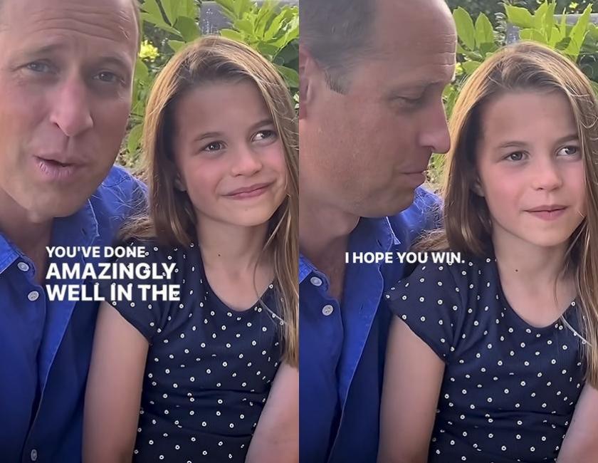 夏綠蒂公主2022年送上祝福給母獅隊。