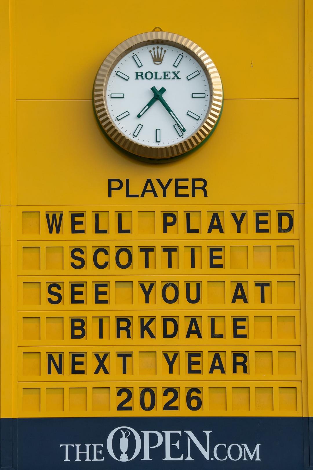 勞力士與英國公開賽的合作關係超過40年。(勞力士提供)