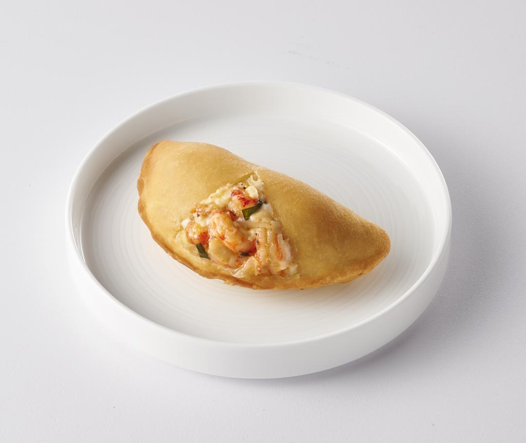 金黃小龍蝦餃，50元。