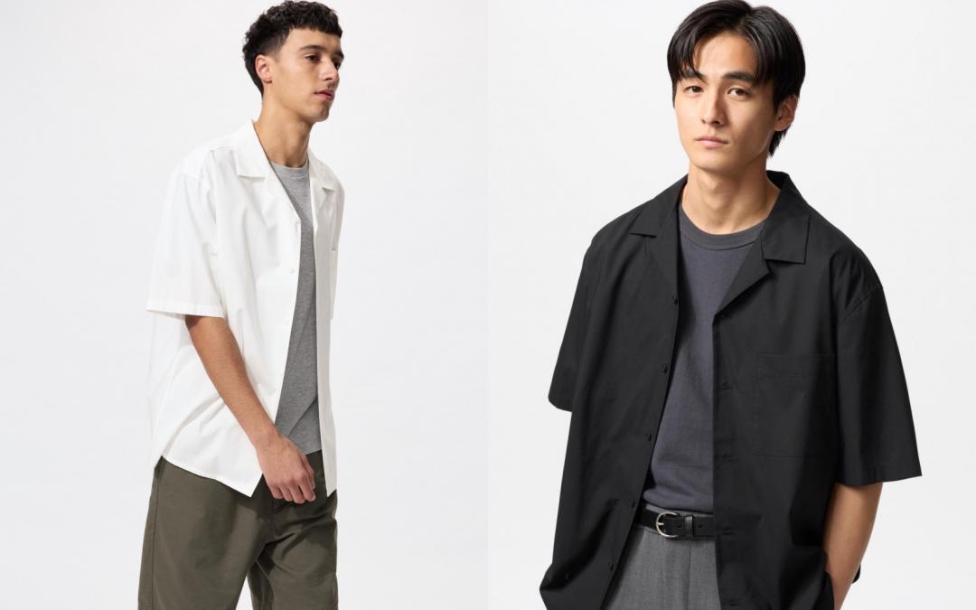 474519木代爾短袖棉質開領襯衫，售價NT$990元，8／1～8／7限定價格為NT$790元。