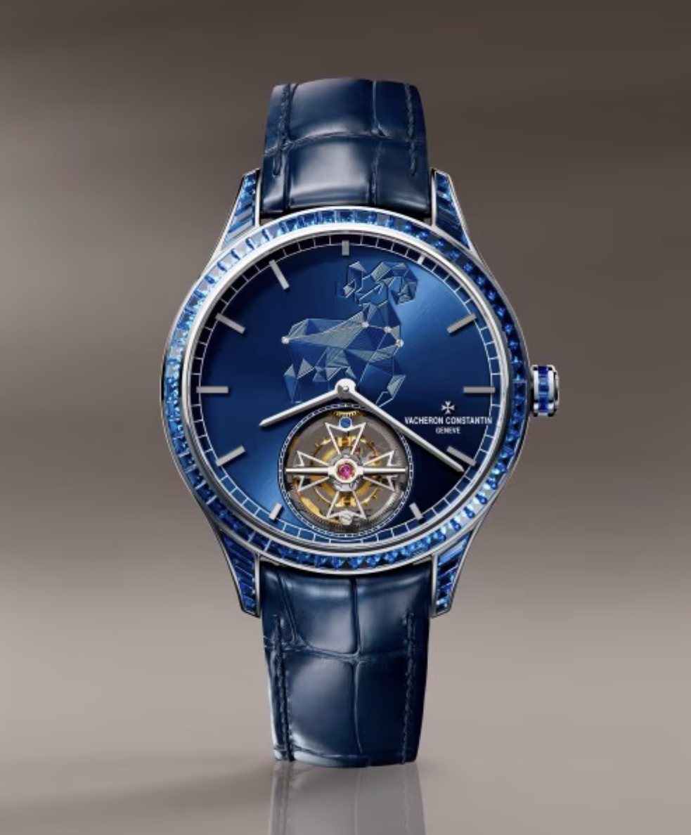 江詩丹頓藝術大師系列向星空致敬腕錶（Métiers d'Art Tribute to the Celestial），牡羊座，價格店洽。