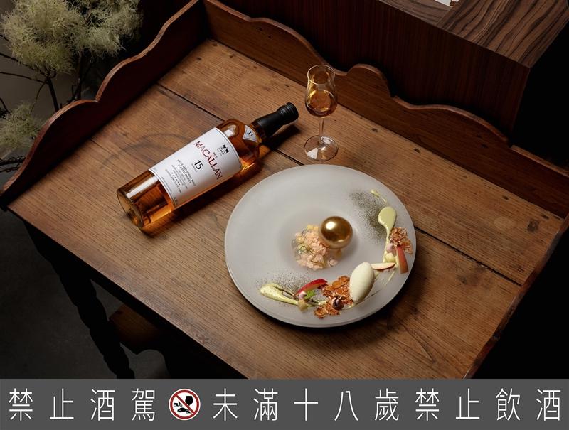 台南「啢啢餐桌」甜點主廚Sherry承襲盤式甜點作為壓軸的精神，拓展甜點套餐的多樣觀點。（麥卡倫提供）