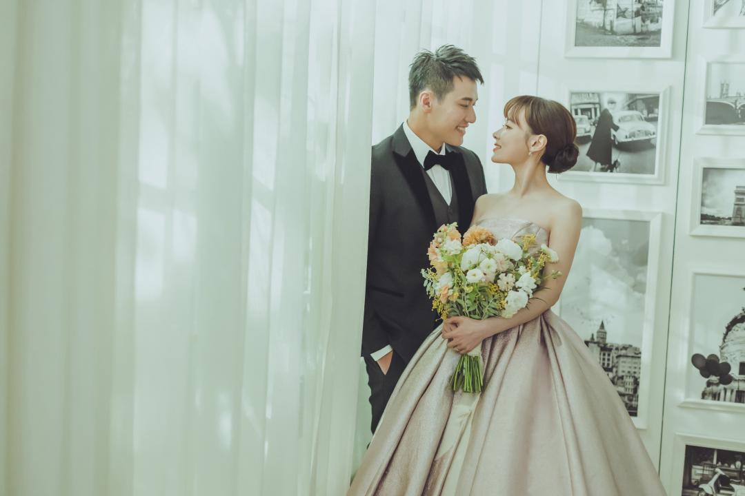 張睿家祕婚6年今補辦婚宴！婚紗教母為新娘打造3套絕美嫁衣 5尺拖襬9尺頭紗超夢幻