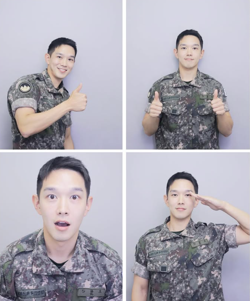 Kevin Oh當兵後脫胎換骨。