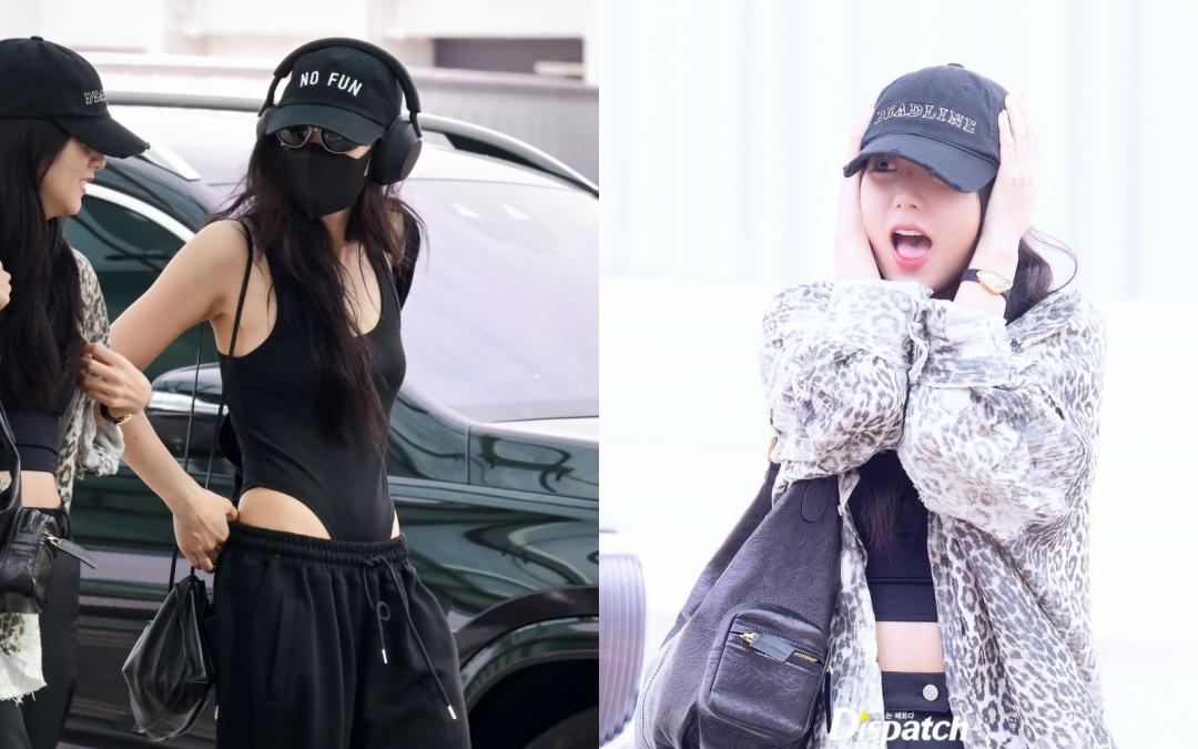 Jennie穿「泳裝」現身，讓身旁的好姐妹Jisoo也忍不住多看兩眼。