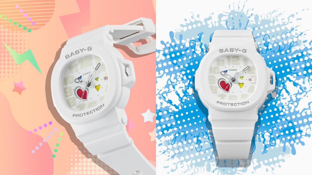 BABY-G BGA-10-7A錶款，2,300元。(BABY-G提供，以下同)