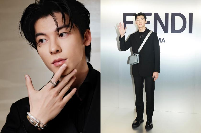 許光漢是Tiffany&Co.、Fendi的品牌好友。（翻攝自kuanghanhsu ig、品牌提供）