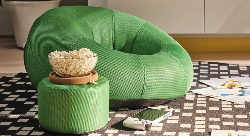 IKEA這款甜甜圈沙發網友激推「有夠廢」！怎麼躺都舒服 網眼布套透氣又好清