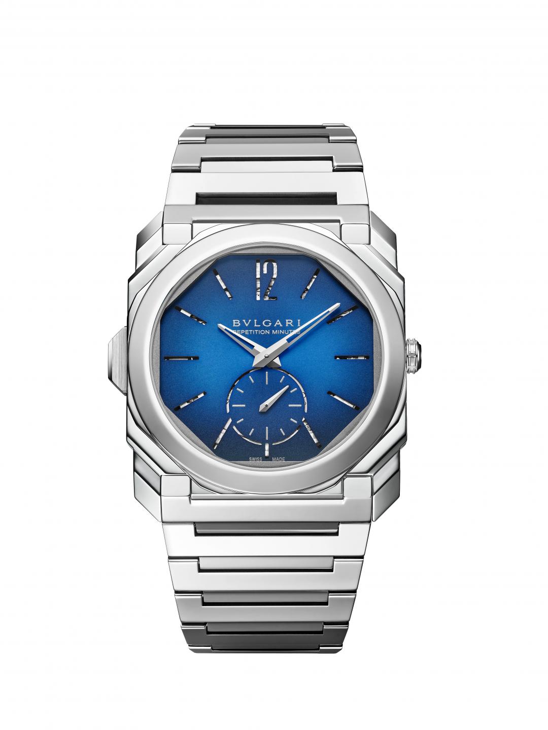 BVLGARI OCTO FINISSIMO MINUTE REPEATER超薄三問腕錶。全球限量11只。