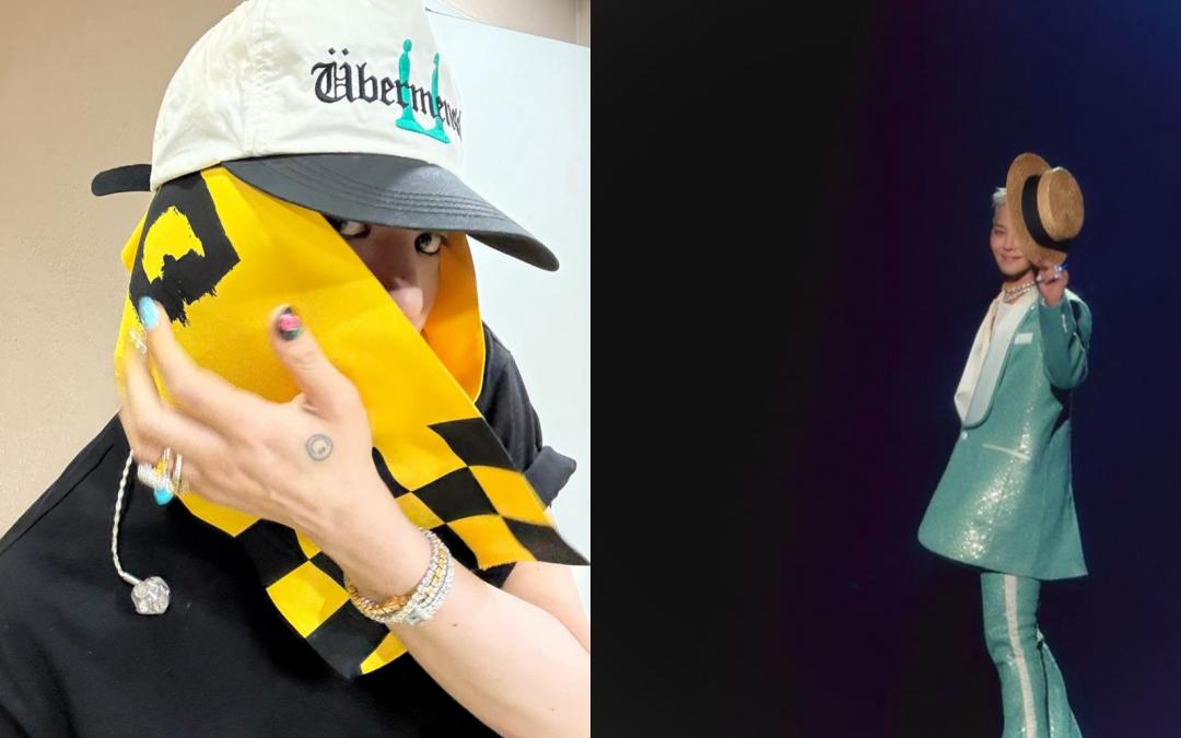 GD近期已經將「絲巾」放下了。