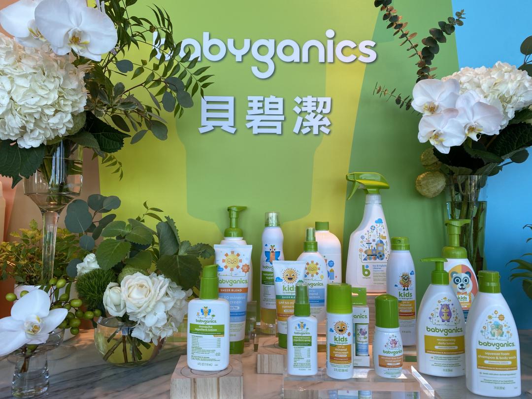 貝碧潔以天然有機成分呵護兒童肌膚。（記者林欣若攝）