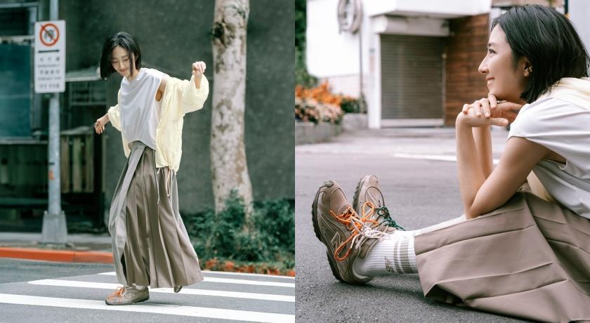 桂綸鎂搶先上腳New Balance有「MIU MIU平替款」之稱的204L鞋履。