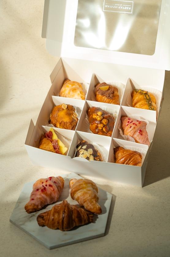 Maison Kayser九宮格迷你可頌禮盒，推薦價850元。