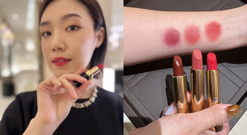 LV ROUGE脣膏共推出55款色號，並提供奶霜絲緞與絲絨柔霧兩種質地。