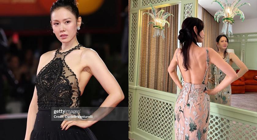 孫藝真日前在威尼斯影展以一套套火辣又優雅的造型美翻紅毯。