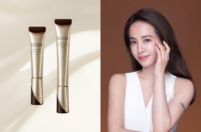 怡麗絲爾「膠原A醇精華」，把膠原因子與高純度A醇完美配合，成為蔡依林的最愛。