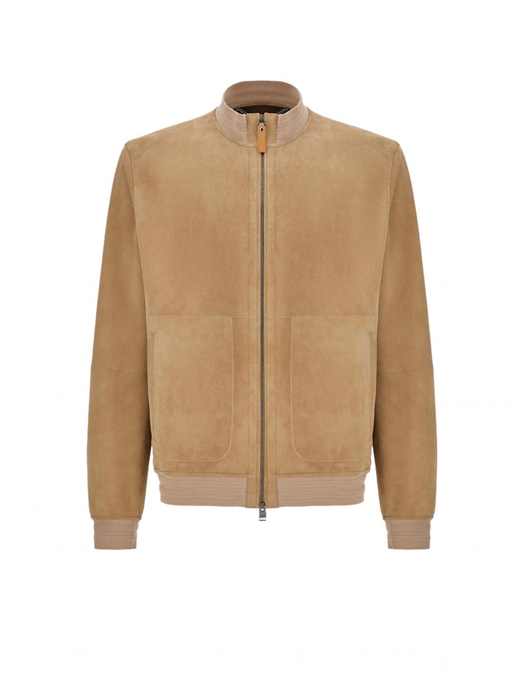 NUVOLA米色絨面麂皮夾克，NT$118,800元。