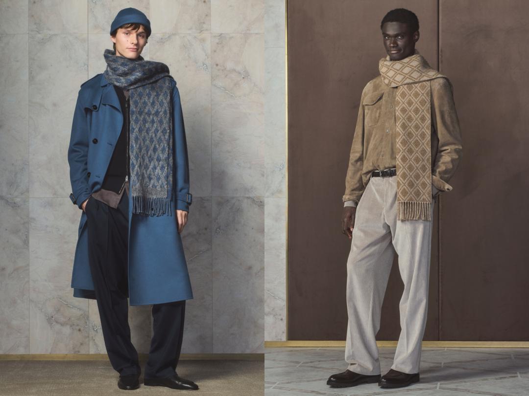 CANALI設計以簡約與質感為核心，經典單品中透過低彩度顏色與面料紋理帶出別緻感。