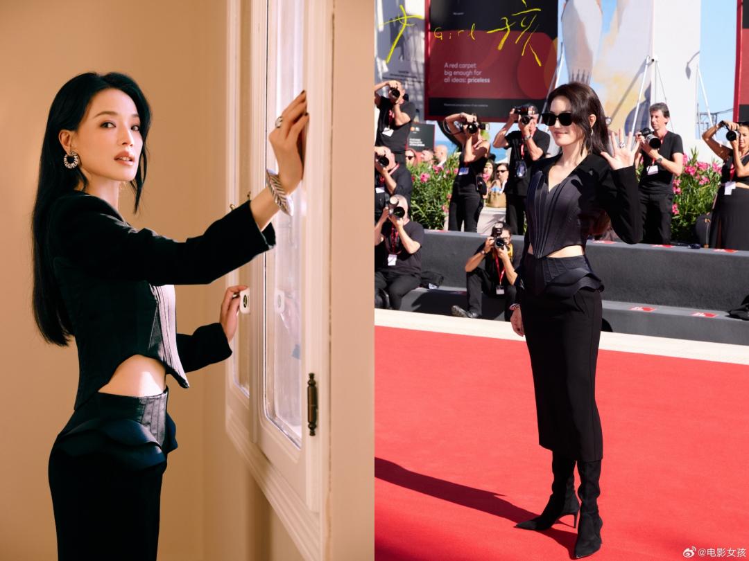 紅毯這套馬甲戰袍是出自Gaurav Gupta今年春夏系列的高級訂製服。