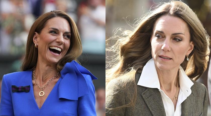 凱特王妃相較於過往，新造型染了更淺金的髮色。(美聯社)