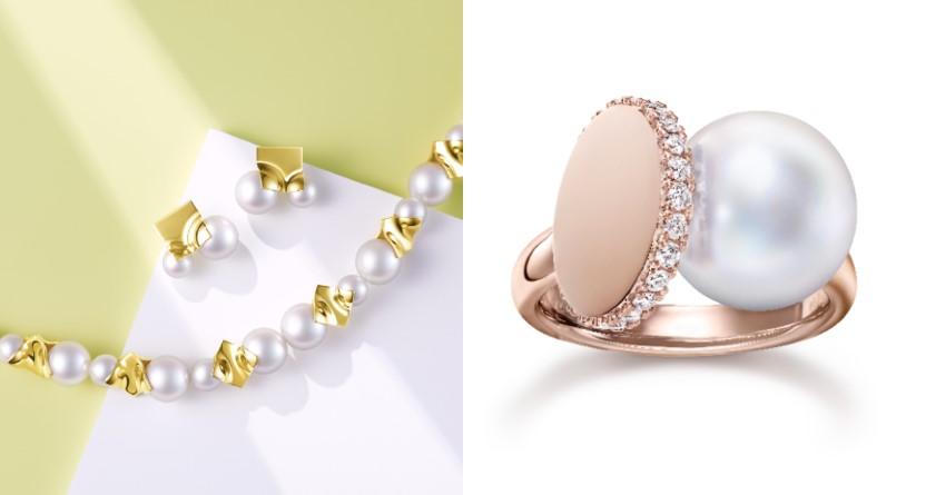 TASAKI M/G挖掘珍珠潛力 方塊圓盤結合圓珠雙重演繹 豐富線條變化營造鮮明對比