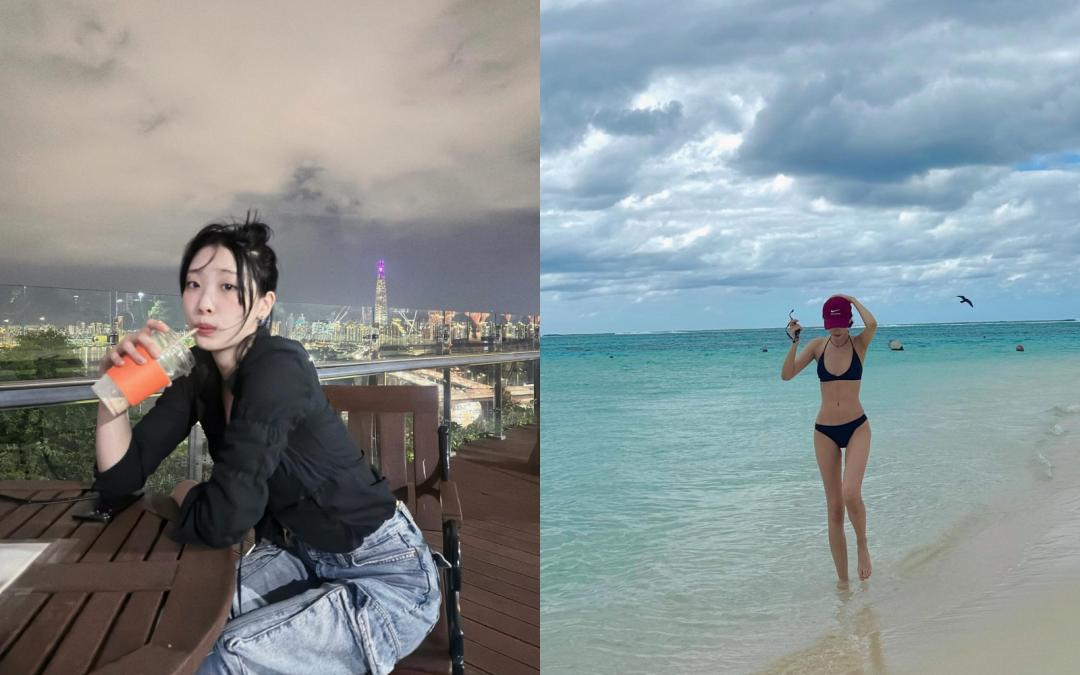 李彩玟對女友所有照片點讚，唯獨在比基尼辣照上，展現男友醋意不給讚。