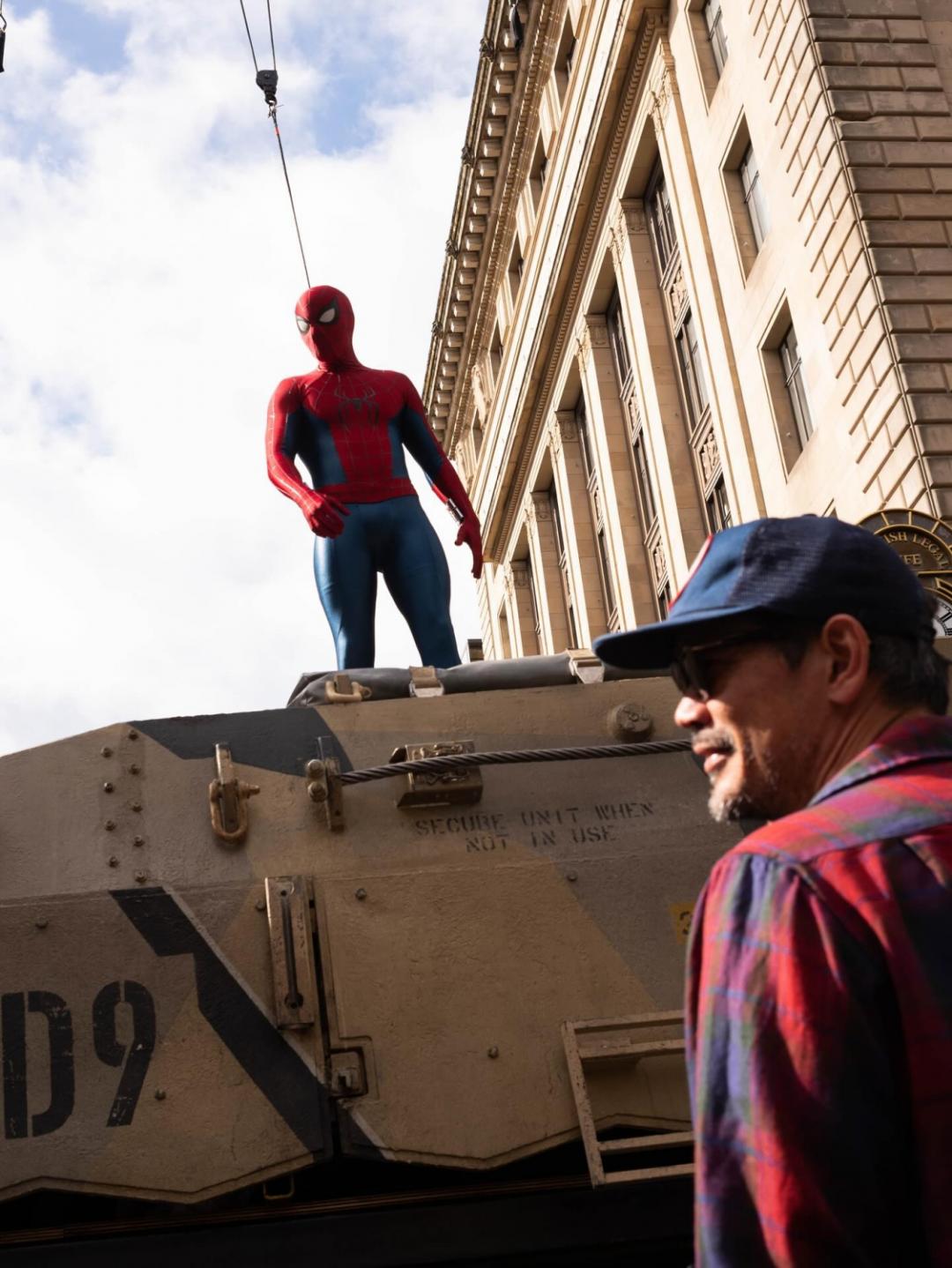 湯姆霍蘭德正在拍攝《蜘蛛人4》。(翻攝自tomholland2013 ig）