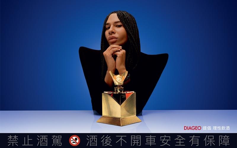 Olivier Rousteing為Johnnie Walker打造以四季為概念的高訂款。（DIAGEO提供）