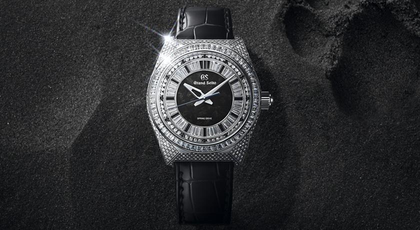 Grand Seiko首款密鑲鑽石Spring Drive來了！鉑金錶殼搭8日鍊 價格破紀錄