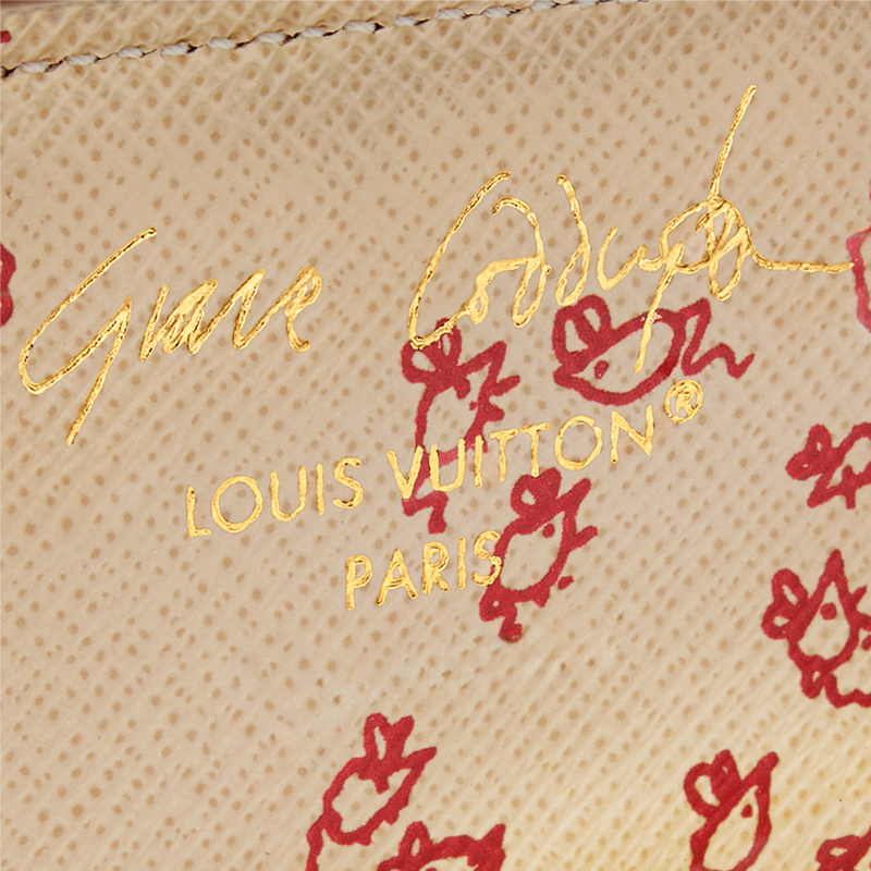 Grace Coddington的動物手繪稿躍上與Louis Vuitton的聯名系列。（Louis Vuitton提供）