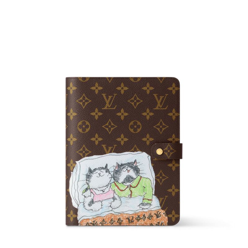 Louis Vuitton x Grace Coddington筆記本。（Louis Vuitton提供）