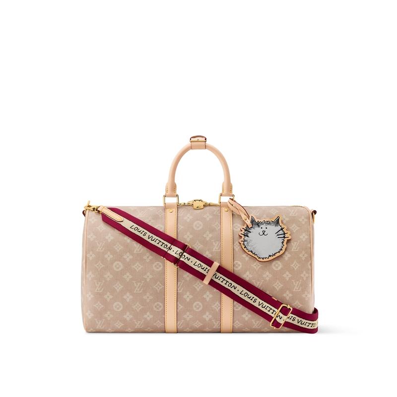 Louis Vuitton x Grace Coddington Keepall手袋。（Louis Vuitton提供）