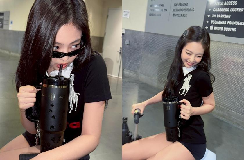 Jennie水壺現場與官網同步開賣，但規則不太相同須留意。