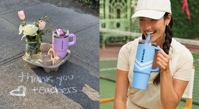 美國爆紅保溫瓶Stanley吸管隨手杯推迷你款!尺寸輕巧更方便 6款新色超時尚
